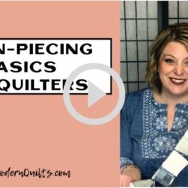 Chain-piecing for quilters video tutorial