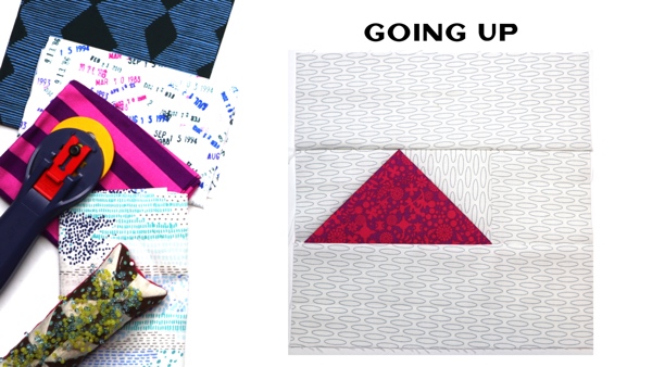 Modern Quilt Block Series - Going Up Block Pattern by Amy Ellis