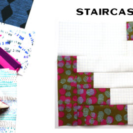 Staircase Block by Amy Ellis for Modern Quilt Block Series