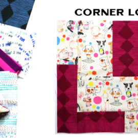 Corner Lot Block by Amy Ellis for Modern Quilt Block Series