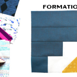 Formation Block by Amy Ellis for Modern Quilt Block Series