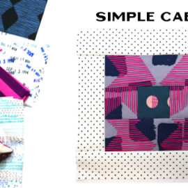 Simple Cabin Block by Amy Ellis for Modern Quilt Block Series