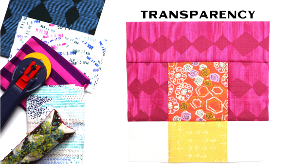 Transparency Block by Amy Ellis for Modern Quilt Block Series