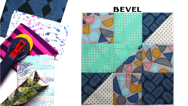 Bevel Block by Amy Ellis for Modern Quilt Block Series