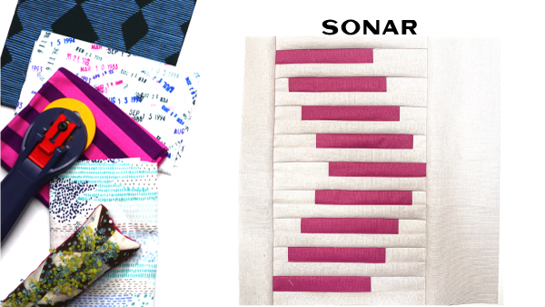 Sonar Block: Modern Quilt Block Series