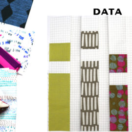 Data Block by Amy Ellis for Modern Quilt Block Series