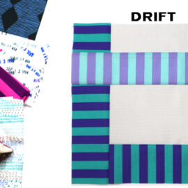 Drift Block by Amy Ellis for Modern Quilt Block Series